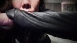 ASMR - FULL LEATHER CATSUIT & GLOVES snapshot 3