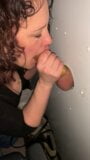 Swinger wife at the Gloryhole (2) snapshot 3