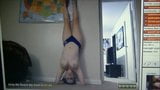 Topless Headstand by Camgirl snapshot 7