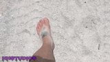 Step Son Shows Sexy Naked Bare Feet At The Beach snapshot 18