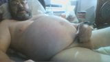 Sexy Big Bear Wanks His Big Cock snapshot 1