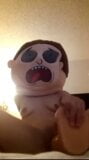 Maschera di morty e un piccolo dildo marrone chiaro snapshot 10