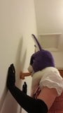 bunny mask sucking dildo snapshot 8