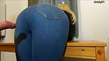 Again?  STEPMOM  lends him her nice ass in jeans to jerk off and cum  - Shely81 snapshot 9