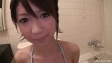 Sperma liefhebbende Miriya Hazuki geeft een pijpbeurt en zuigt alle c snapshot 1