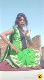 Bhojpuri girl dancing and up her cloth snapshot 3