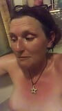 A video I sent to a mega meaty man from PoF whilst sweating my sexy perfect tits off in the bath snapshot 13