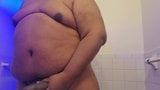 Black chub showing his body and masturbating snapshot 2