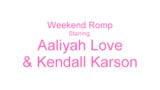 Lésbicas Aaliyah Love e Kendall Karson Love tesoura snapshot 1