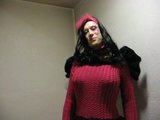 ¡Crossdresser francés camina al aire libre para y con amante! 2 snapshot 9