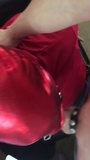 RED HOODED SISSY CD MOUTH FUCKED HARD snapshot 2