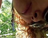 Barbara in a porn audition fucking in the grove outside the snapshot 19