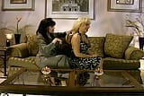 Two curvy lesbians from France having fun in the living room snapshot 2