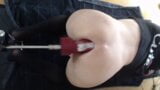 Giant Monster Dildo Stretching my Hole (Mr. Hankeys Toys) snapshot 3