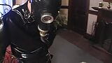 pervert husband let new married wife in wedding night fuck by two latex strangers snapshot 8