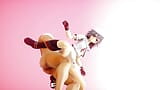 Секс-танец Lamb Kiso Kancolle MMD - пользователь1536190 - серебряный цвет волос, правка Smixix snapshot 2