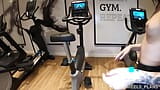 The Young Frenchwoman fucked Hard by 2 strangers she met in the gym!!! snapshot 12