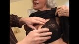 Granny with saggy boobs & sweet yummy hairy cunt! snapshot 2