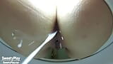 Inodoro cam anal leche enema primer plano snapshot 1