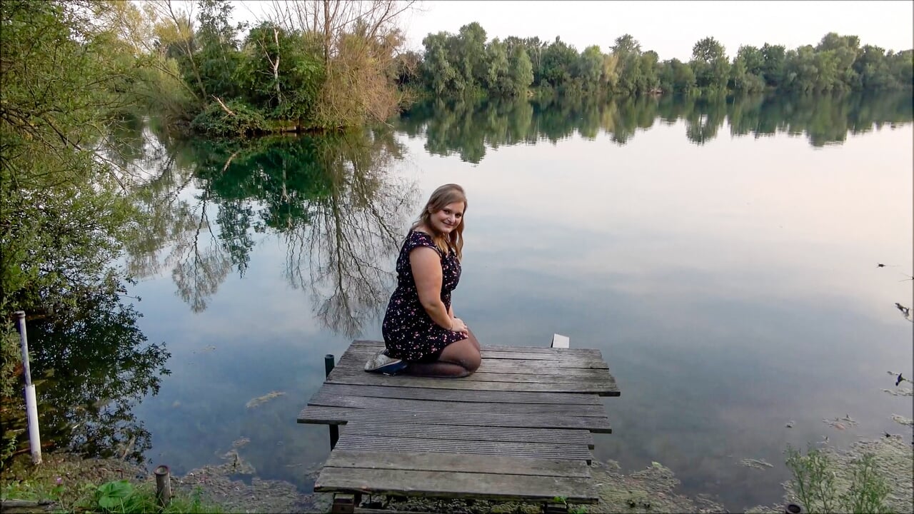 Rapidinha espontânea ao ar livre no lago! FUI RECONHECIDO?