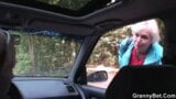 Younger Stallion Fucks Old Granny Roadside Doggystyle snapshot 3