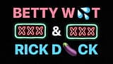 Betty Wet &; Rick Dick - Dögös milf, aki keményen szopja a nagy farkat éjszaka egy nyilvános parkban, mielőtt lefektetik a kameráról snapshot 1