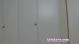 Lelu Liebe-Ehefrau belohnt Ehemann Blowjob Doggystyle snapshot 1