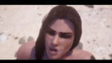 Buff Woman Goes Rough and Hard On The Dick - 3D Animation snapshot 9