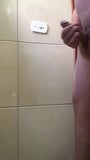 My big cumshot in the bathroom. snapshot 5