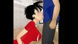 Videl and Gohan in the restroom snapshot 8