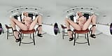 TmwVRnet - Justicia Blonde - Solo pleasure on a chair snapshot 12