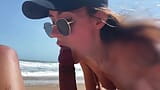 Super PoV Blowjob from Beauty Teen Girl in a cap,  Seashore, Naked Nude Beach, Blowjob Sex Toys snapshot 14