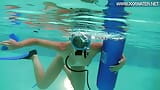 Hungarian beauty fucks dildo underwater snapshot 2