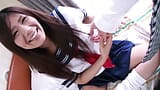 Japanese school girl is naughty after class snapshot 3