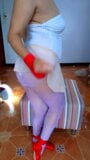 Ballerina striptease - naakte ballerina zonder broek snapshot 1