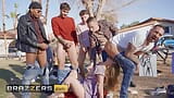 Angel Youngs Opens Her Yard Sale For Everyone & As Well As Her Mouth For Everyone To Put Their Dick In It - BRAZZERS snapshot 13