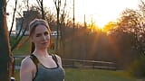 Isabella Both Tries Yoga - Clip 1 - Fitness Girl in Yoga Pants Is Doing Her Exercises in Public - Forevertight snapshot 8