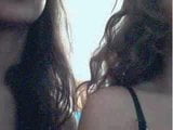 Two girls in webcam snapshot 2