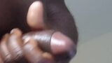 Big Black Cock Jerking Off & Cum, Handjob While  Moaning snapshot 14