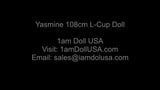 Gorąca lalka miłości Yasmine 108 cm L-cup TPE (lalka seksu, lalka 1am) snapshot 1