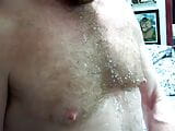 Hairyartist- I splatter my hairy chest with pearly droplets of cum snapshot 10