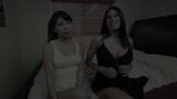 Sheila Marie and Nicole Ferrera in interracial threesome sex scene snapshot 1