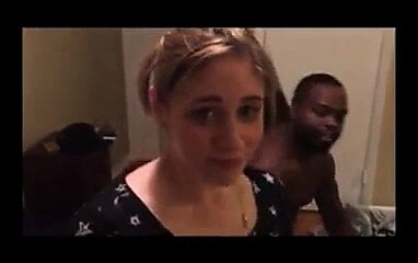 POV Shared Threesome Spitroast Interracial
