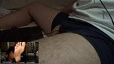 Extreme foot fetishist tries not to cum to feet joi snapshot 1