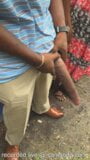 Huge! Big Black Dick Flash in Public Bus Stop snapshot 4