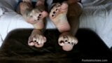 Double wrinkly soles and feet scrunching snapshot 6