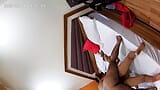 Oyo hotel c_c_t_v viral sex video.Room cleaner ne bnaya chupke se video Gujju cpl pkde gye Oyo hotel me sex krte. snapshot 20