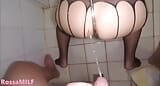 Pissing on whore submissive wife with anal hook snapshot 10