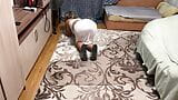 Anal sex with an old ass mature MILF on the floor at her house snapshot 1