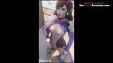 Трах Overwatch - минет dva snapshot 6